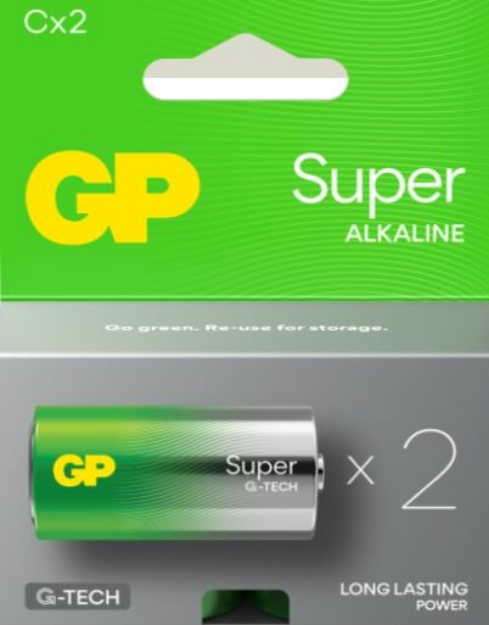 BATTERI GP SUPER ALKALINE 2PK