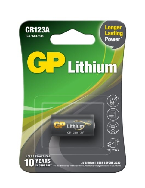 BATTERI GP LITHIUM 1PK