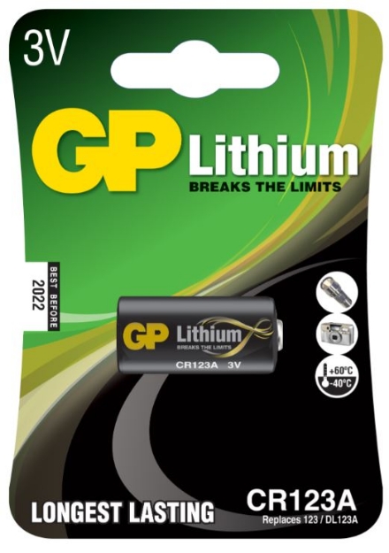 BATTERI GP LITHIUM 1PK2128028