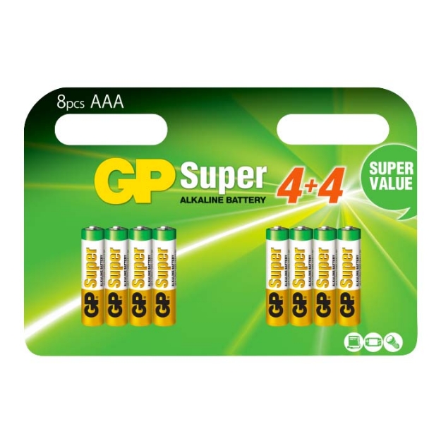 BATTERI GP SUPER ALKALINE LR03